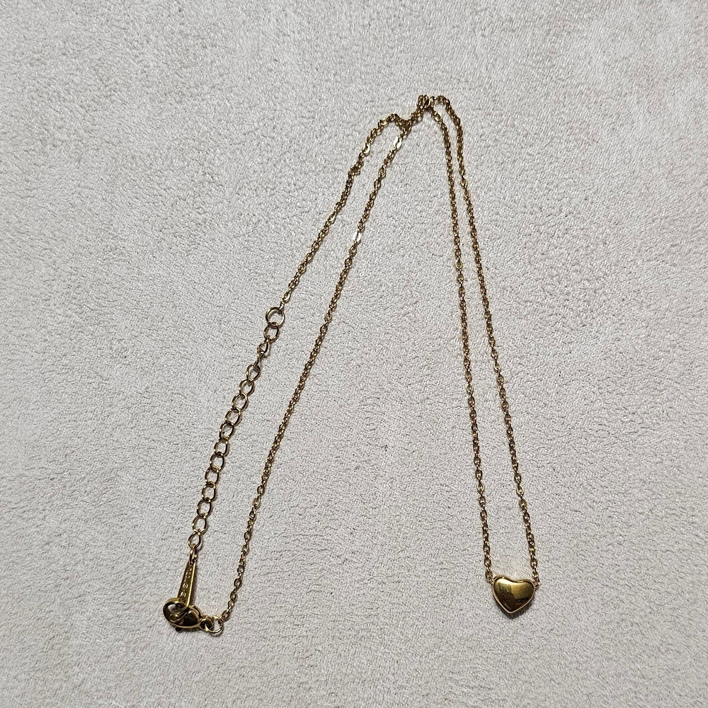 Stainless Steel Heart Pendant Necklace
